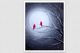 Paint Nite: Cardinal Moon